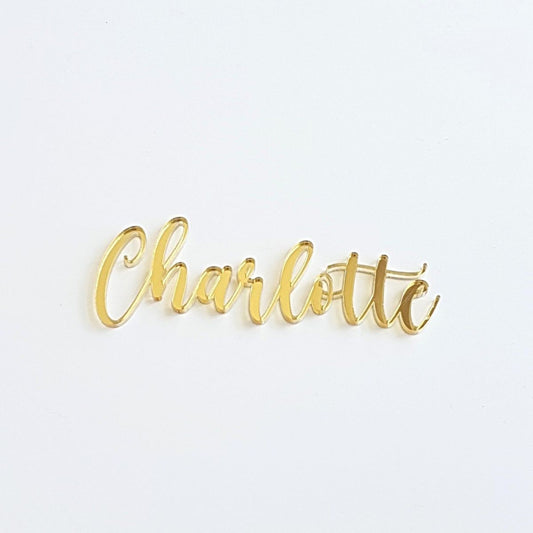 Custom Acrylic Name Plaque - Topsy Curvvy Co