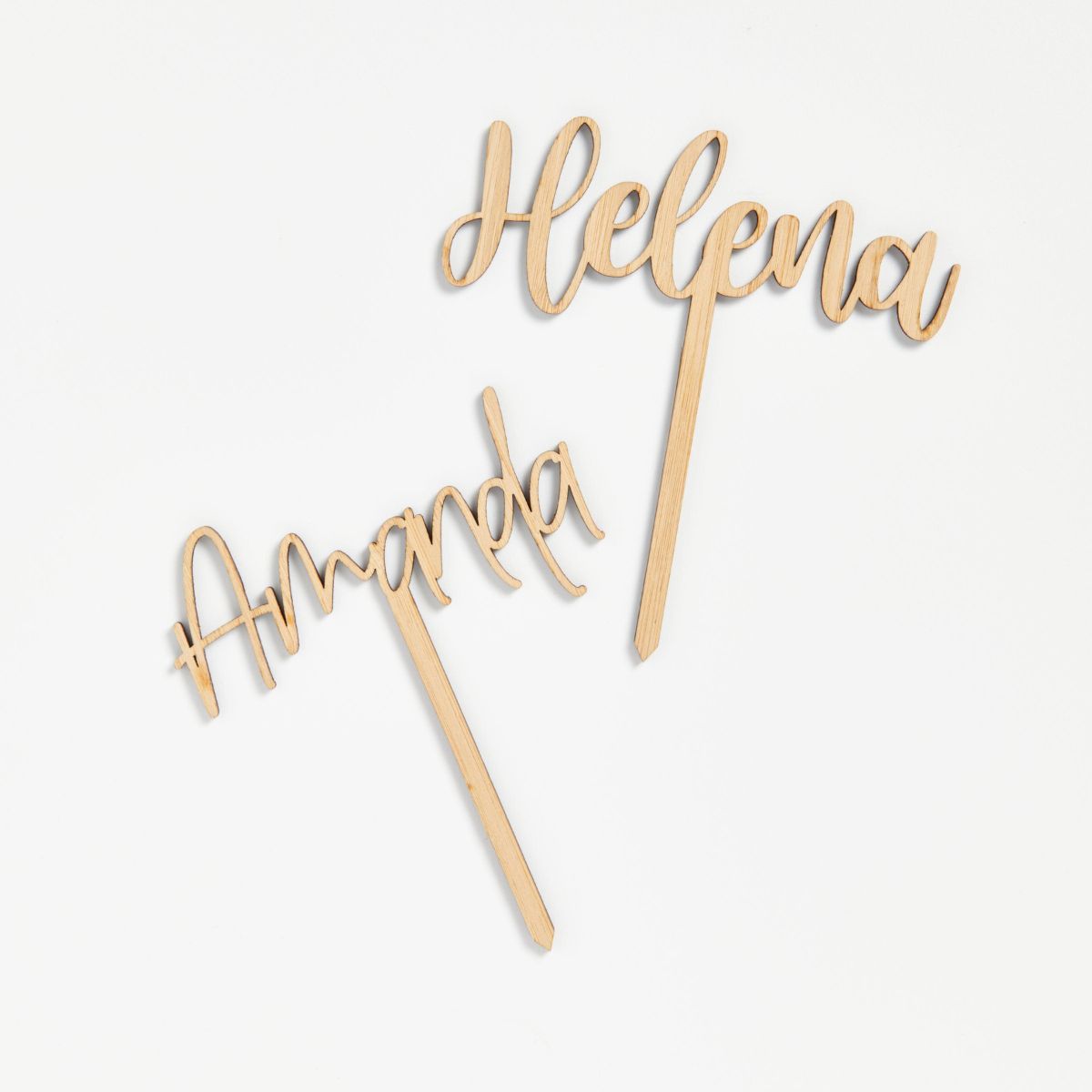 Custom Bamboo Name Topper - Topsy Curvvy Co