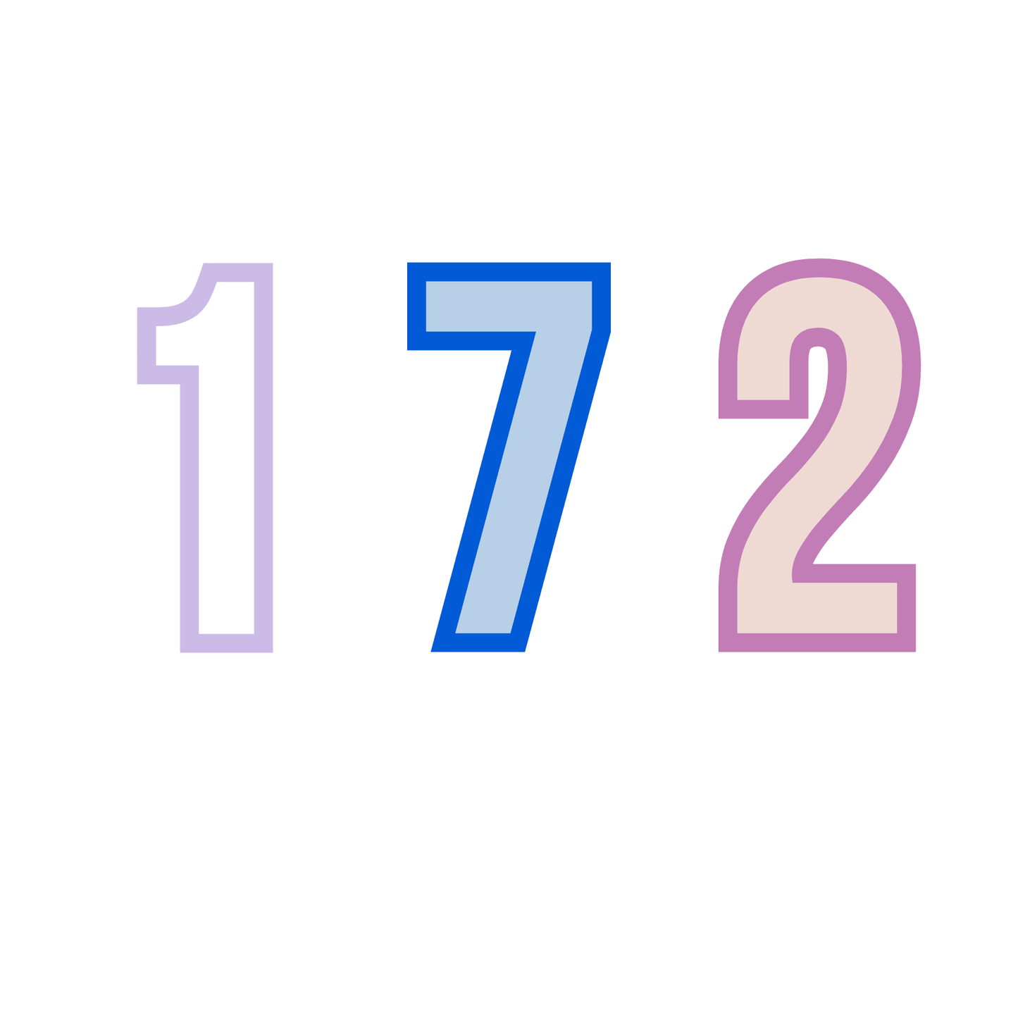Double Layer Number Plaque - Topsy Curvvy Co