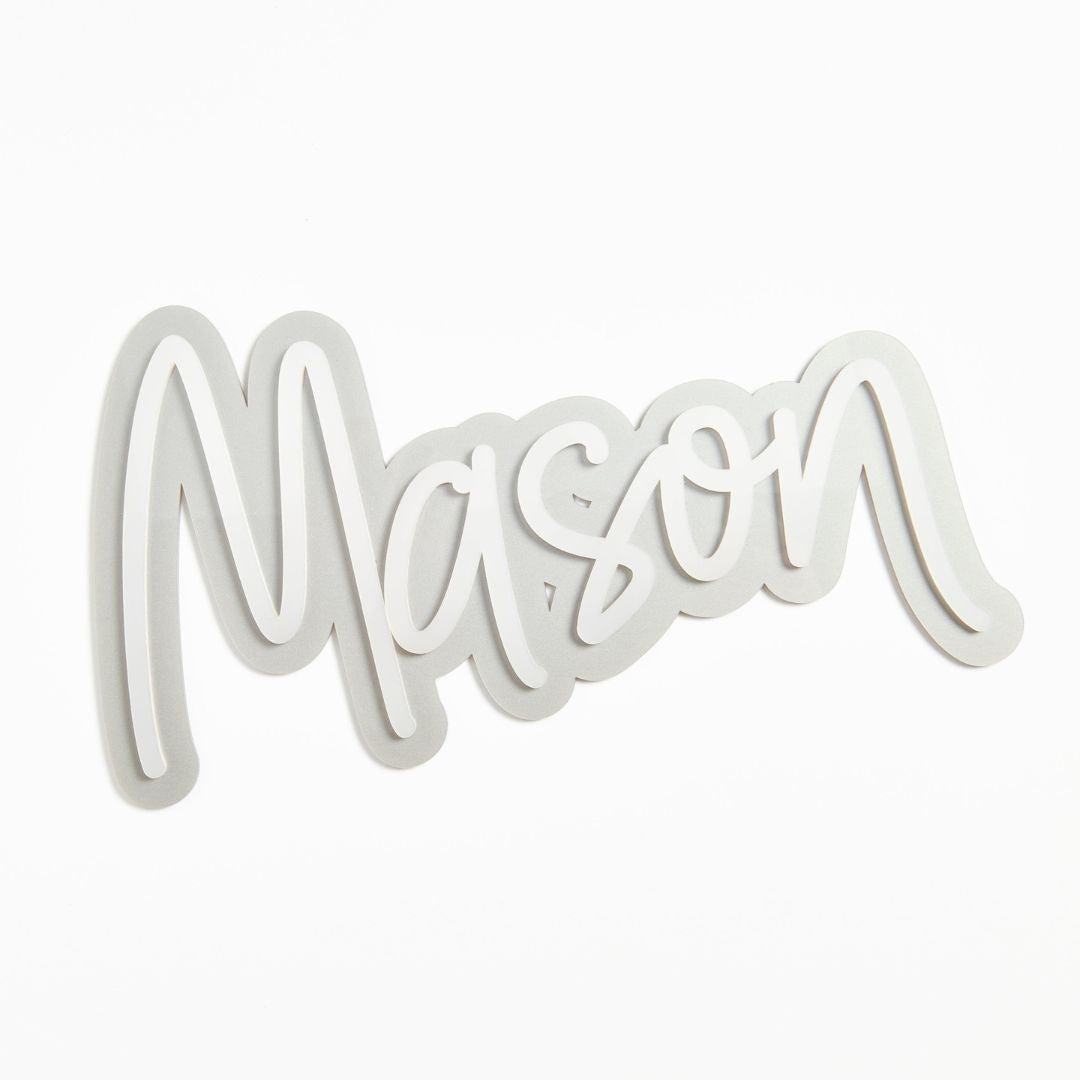 Backed Wall Name - Topsy Curvvy Co