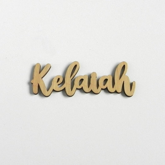Custom Bamboo Name Plaque - Topsy Curvvy Co