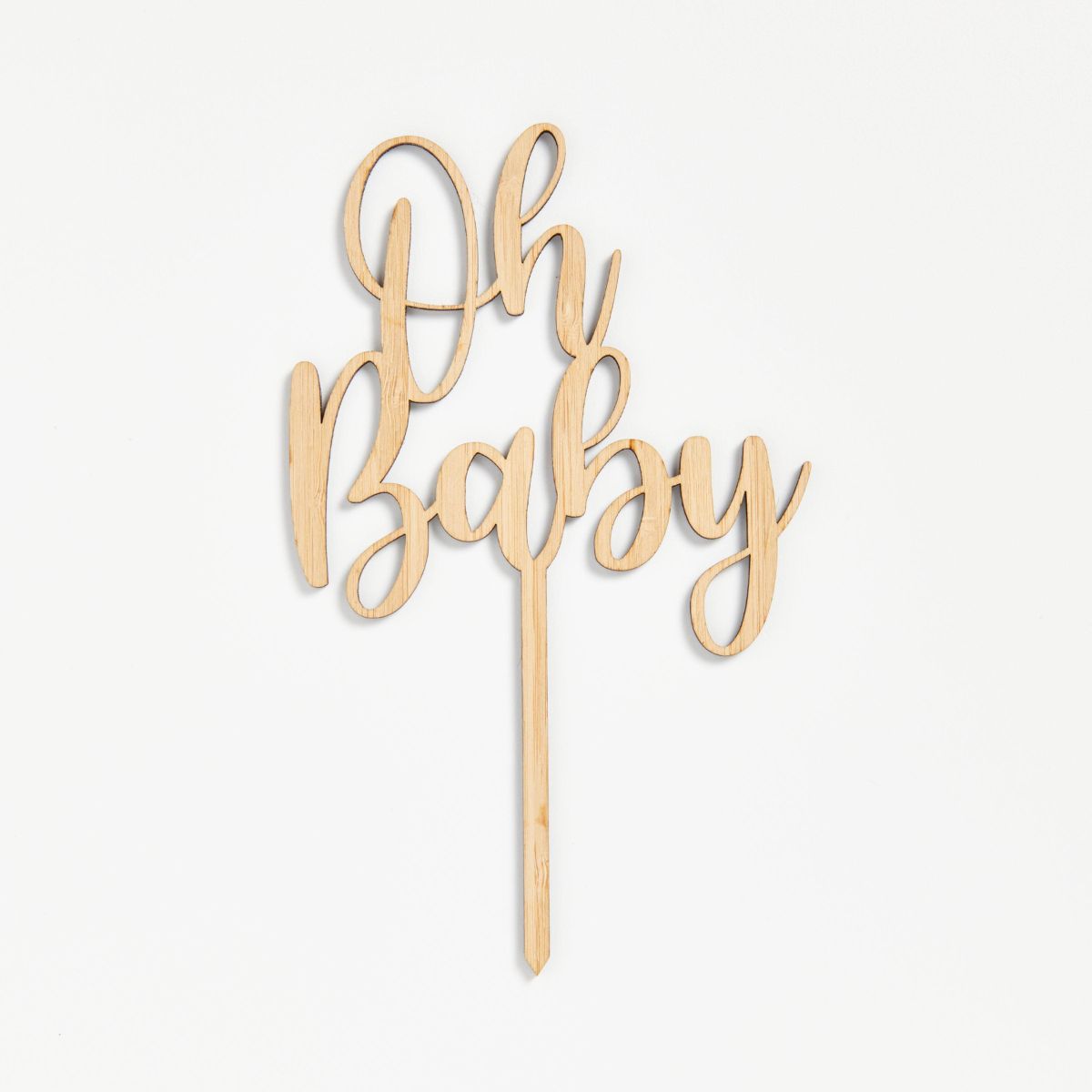 Oh Baby Cake Topper - Topsy Curvvy Co