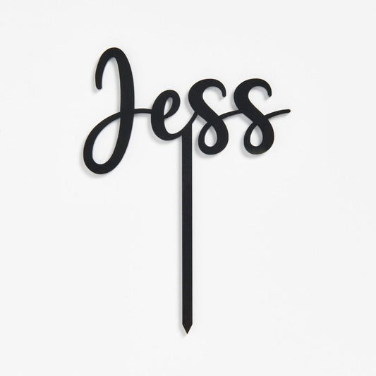 Custom Acrylic Name Topper - Topsy Curvvy Co