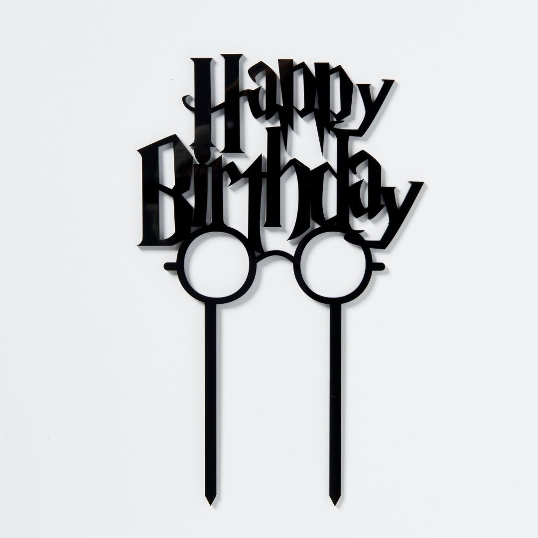 Image of our Wizard Happy Birthday Cake Topper 