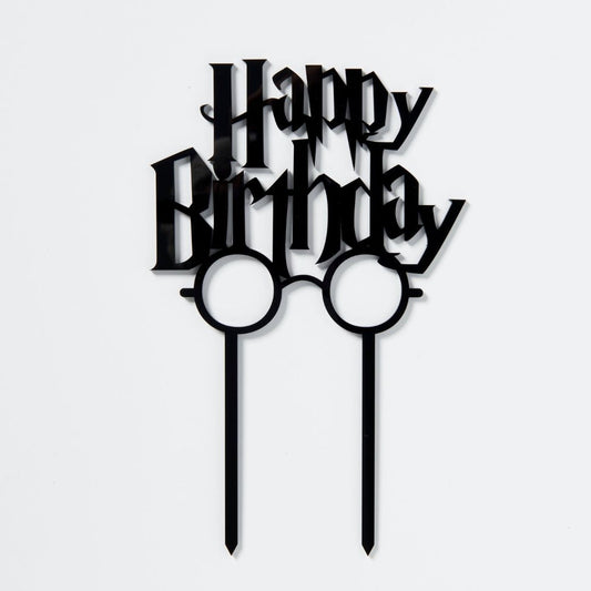 Image of our Wizard Happy Birthday Cake Topper 